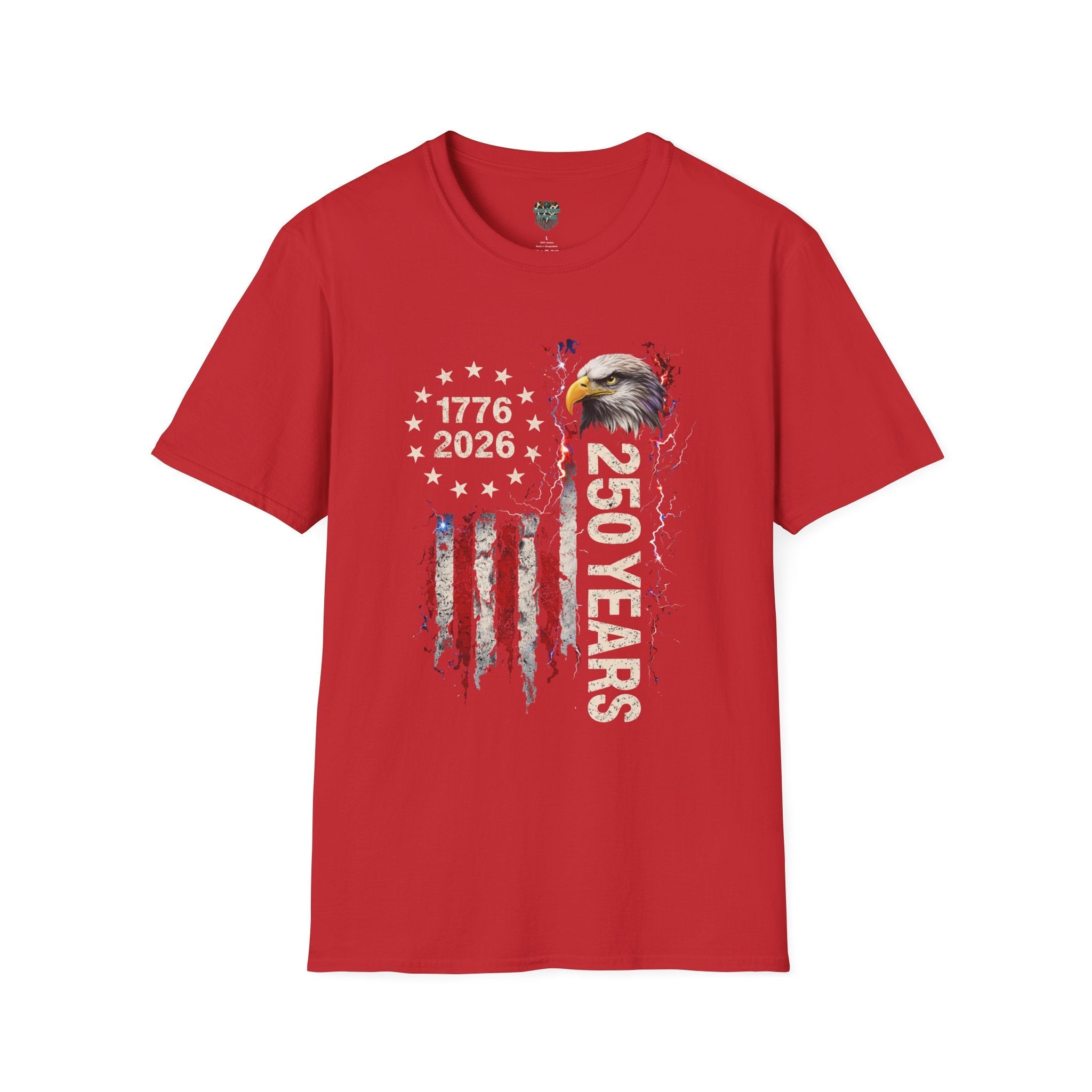 250 YEARS PATRIOTIC TSHIRT - 1776 - 2026