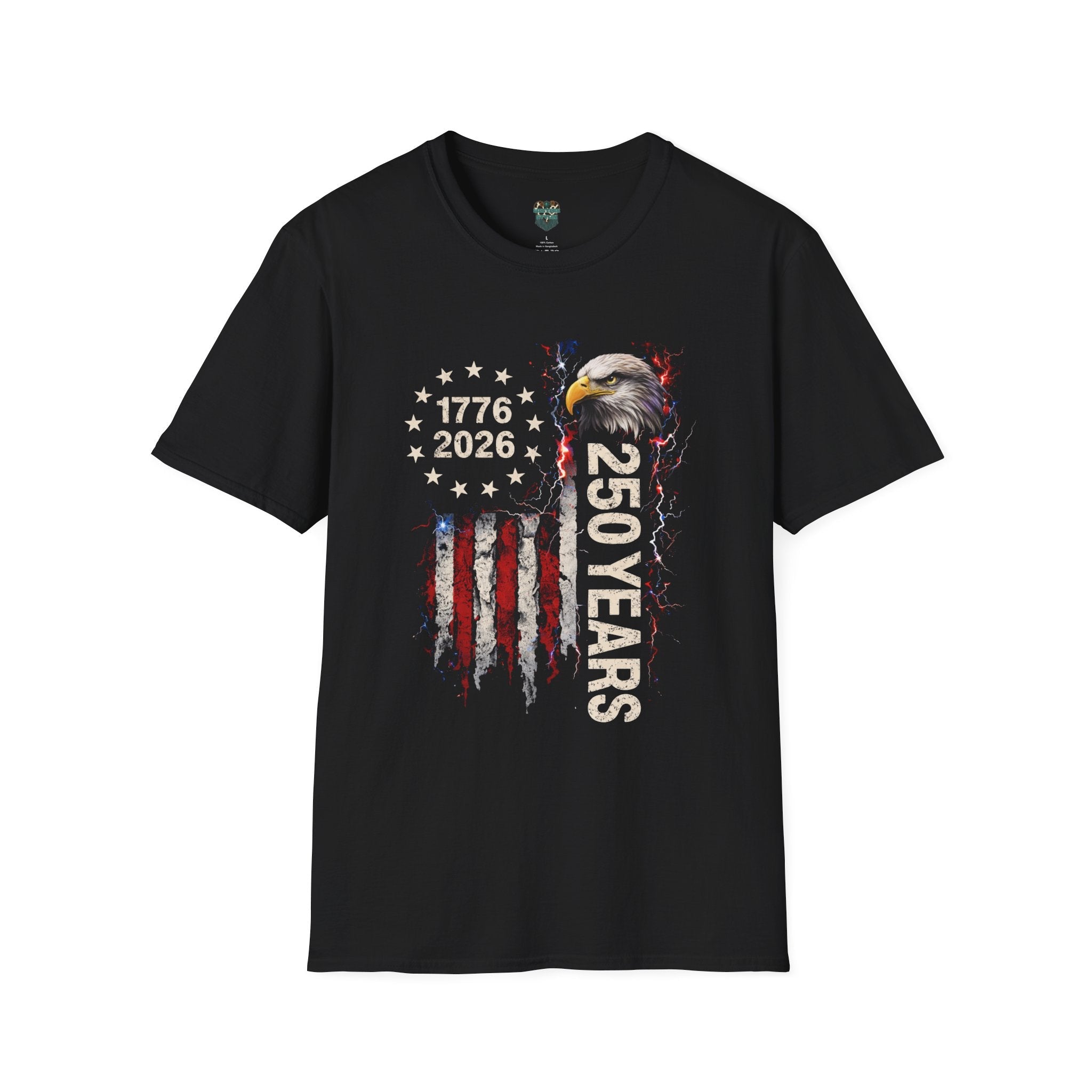 250 YEARS PATRIOTIC TSHIRT - 1776 - 2026